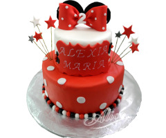 Tort de Botez cu Tema Minnie Mouse