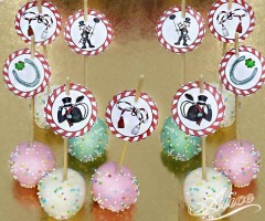 Bomboane Cakepops Martisoare cu Hartiuta