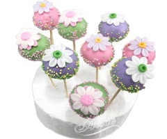Bomboane Cakepops cu Floricele