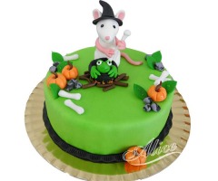 Tort Halloween cu Fig. Soarece