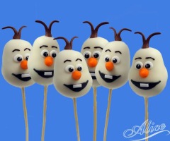 Bomboane Cakepops Olaf Frozen