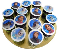 Cupcakes Elsa-Frozen