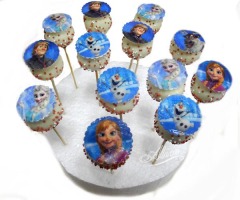 Bomboane Cakepops Elsa-Frozen cu Poza