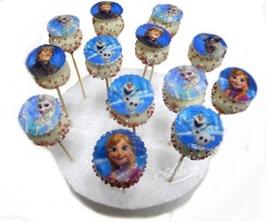 Bomboane Cakepops Frozen cu Poza