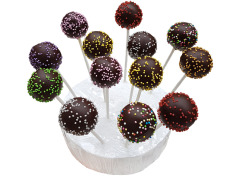 Bomboane Cakepops Maro cu Confetti Multicolore