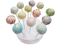 Bomboane Cakepops cu Confetti Multicolore