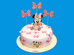 Tort cu Poze Minnie Mouse