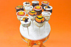 Bomboane Cakepops cu Poza Halloween