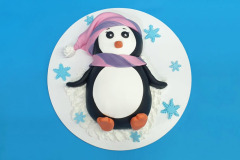 Tort Iarna Pinguin Negru