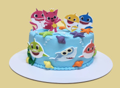 Tort cu poze Baby Shark